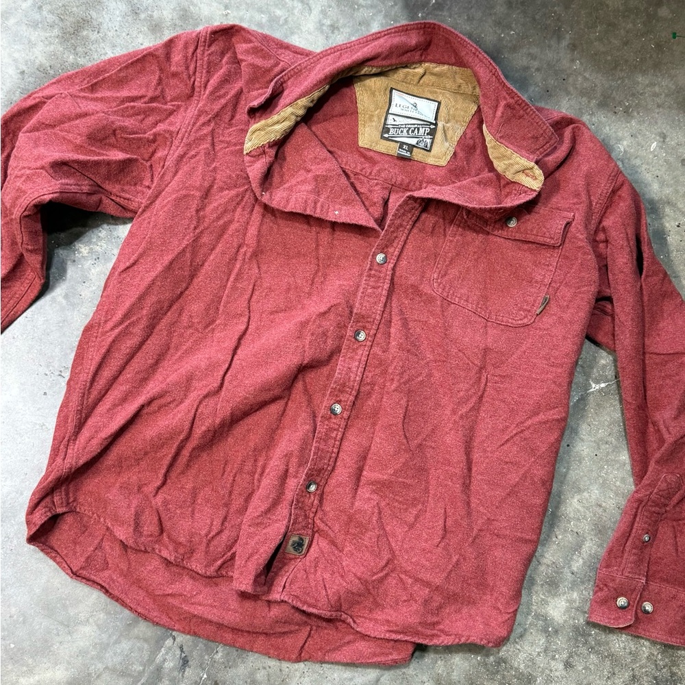 Legendary Whitetails Red and Brown Flannel Shirt